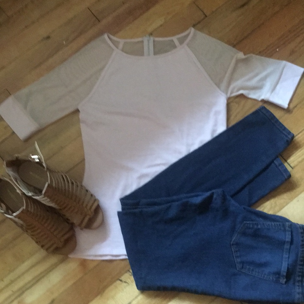 Express size small blush shirt